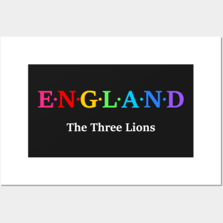 England, The Three Lion Posters and Art